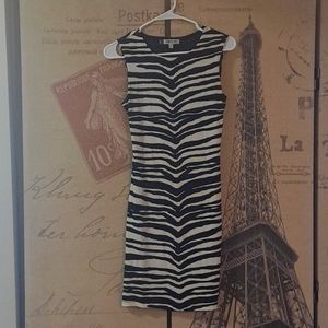 Jennifer Lopez zebra print mini dress